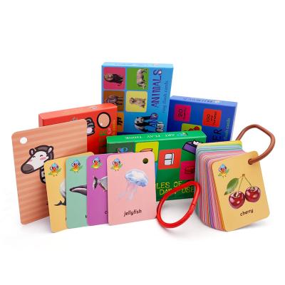 China paper & Cardboard China factory high quality kids alphabet learning flash cards flash card custom printing for sale