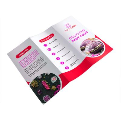 China Bulk Paper Flyer Instruction Manual/Advertising Printing A4 Brochure/Booklet for sale