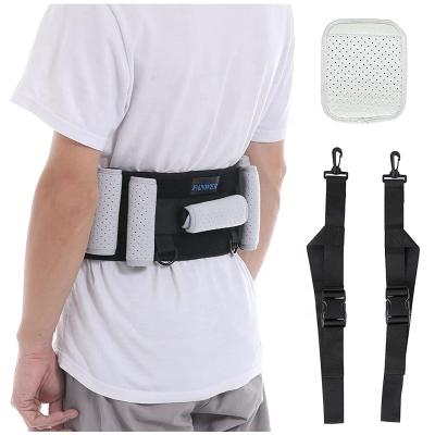 China Convenient 27-39 Inch Gait Belt With Leg Loops Transfer Belt With Padded Buckle And 7 Handles Quick Release Metal Gait Belts For Seniors for sale