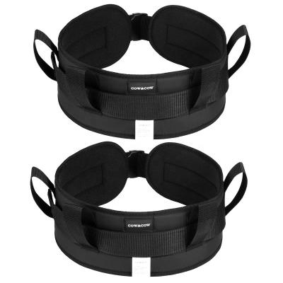 China Convenient padded gait belt with 4 handles and quick release buckle 5.5 inches for sale