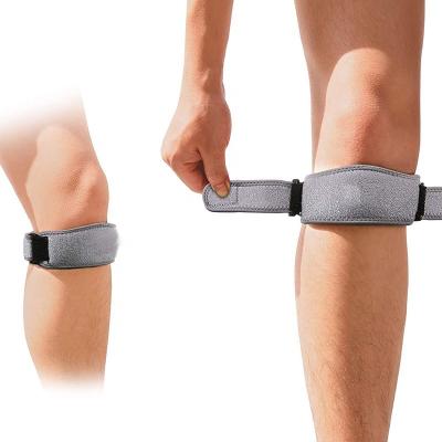 China Patella Knee Strap Pain Relief Patellar Tendon Wide Support 2 Pack Thickened Protection Brace Adjustable Band for Basketball, Running for sale