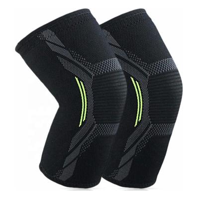 China 2 Pack Non-Slip Knee Brace Knee Compression Sleeves Support Black For Knee Pain Relief For Women Men for sale