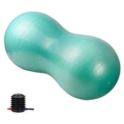 China 50*100cm Exercise Peanut Portable Yoga Ball Anti Burst Ball For Labor Childbirth, Physiotherapy For Children, Core Strength for sale