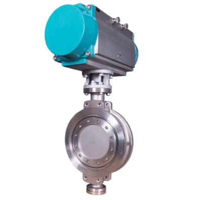 China 50-600 DN Triple Eccentric Butterfly Valve , Healthy Air Actuated Butterfly Valve for sale