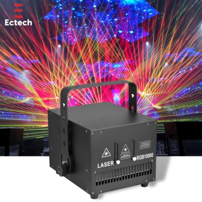 China Concert Professional Stage Lighting 10Watt Animation 3D Rgb Ilda Programable Laser Light Show Equipment for sale