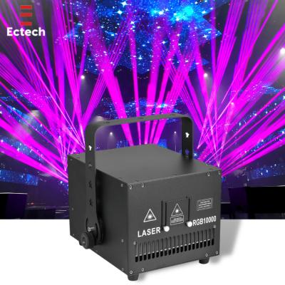 China Concert Dj Disco Club Lighting Proyector Lazer Rgb 10 Watt Dj Multi Color Laser Show Effect Stage Light for sale