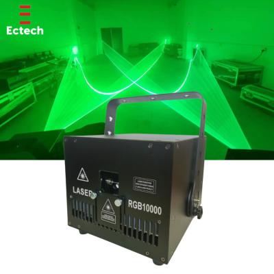 China Concert Guangzhou 30Kpps Ilda 10 Watt Laser Rgb Projector Lazer Stage Dj Laser Lights For Club Show for sale