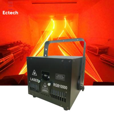 China Concert Specifications Good Price Programmable Laser Light Show System  Rgb 10 Watts Laser Stage Light for sale