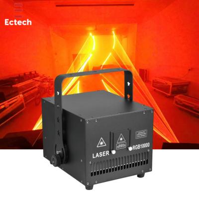 China Concert 2023 Hot Sale Laser Stage Light DMX Ilda RGB 10 Watt Animation Programmable Laser Light Show for sale