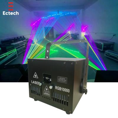 China Hot Selling Pro Concert Ilda Animation Stage Laser Lights Full Color 10W For DJ Disco Nightclub Dancing Ball for sale