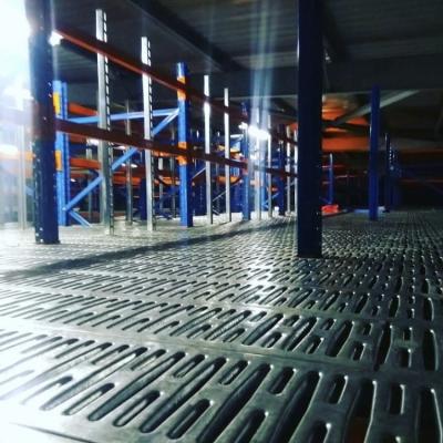 China Corrosion Protection Galvanized Mezzanine steel flooring grating open steel plank for sale