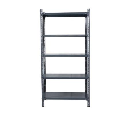 China Corrosion Protection Cheap price factory shelf heavy light duty metal storage slotted iron angle shelving for sale