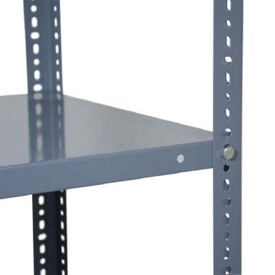 China Corrosion Protection Warehouse Stacking Units Multi-Layers Slotted Angle Steel Metal Storage Rack Shelf for sale