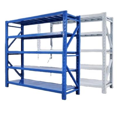 China Corrosion Protection Heavy Duty Metal Steel Garage Warehouse Shelving Shelving Unit for sale