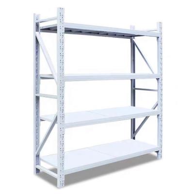 China Heavy Duty Corrosion Protection Metal Powder Coated Warehouse Storage Rack Shelf 200KG Warehouse Shelf Light Duty With Good Price for sale