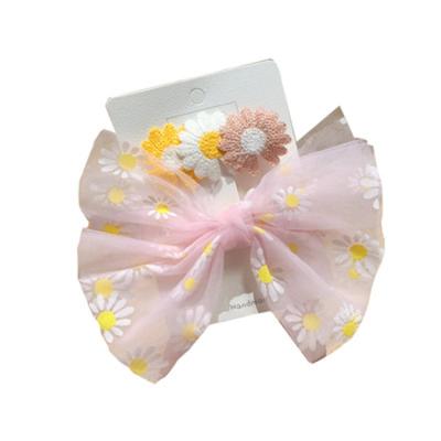 China European and American style set girl bow flower butterfly baby hair clip for box for sale