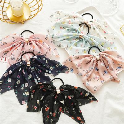 China Wholesale Fashion Soft Elastic Single Cloth Band Elastic Hair Band Hair Ties for sale