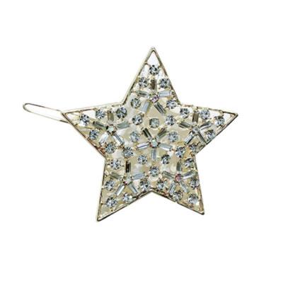 China 2021 Trend CHINESE Element Star Shape Fashion Crystal Glitter Hairpins For Girls for sale