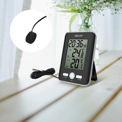 Китай BALDR B0129 Thermometer Digital Wired Indoor Outdoor Weather Station With Min Records Arrow Trend Alarm Max Sound B0129ST2C продается