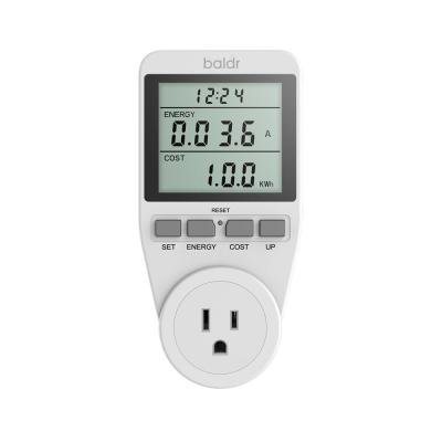 China Amazon Alexa Power Meter Big LCD Energy Monitor Electric Outlet Socket, Smart Plug Socket, India Smart Plug for sale