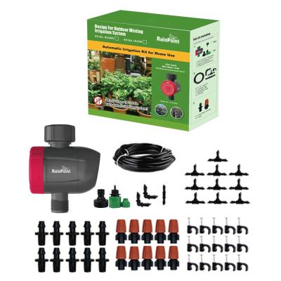 China Automatic Timer Kit Garden Irrigation System Easy Operation One-Click Water Control Timer Greenhouse Sprinkler Kit for sale