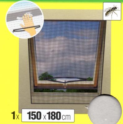 China Modern European Standard Insect Stop Hook and Loop Comfort Window Screen for Skylights and Skylight Window for sale