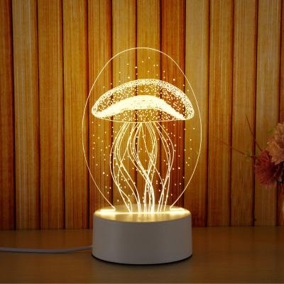 China Nursing Lighting Hotsales 3D Led Night Light Nursing Lamp For Your Lover's Birthday for sale