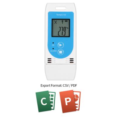 China Portable Screen and LCD Configuration Software Digital Humidity Data Logger Temperature Control Temperature Humidity Data Logger for sale