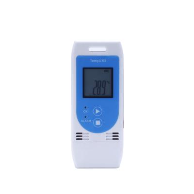 China Reusable LCD Screen Thermo-hygrometers Temperature Digital Logger Data Logger for Cold Chain for sale