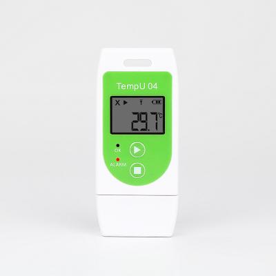 China Multi-use and have Reusable Led Screen Tzone Cold Chain Temperature USB Vaccine Packaging Data Logger for sale