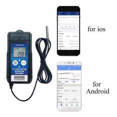 China Multi-Use BLE Temperatur Data Logger Wireless Logger For Low Temperature Cabinet for sale