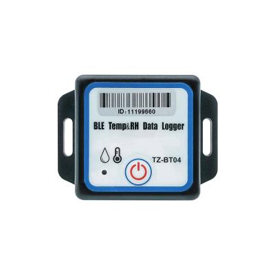 China Bluetooth Cold Chain Tzoen Bt04 Temperature and Humidity Data Logger for IOS and Android Free APP Real-time Monitoring for sale