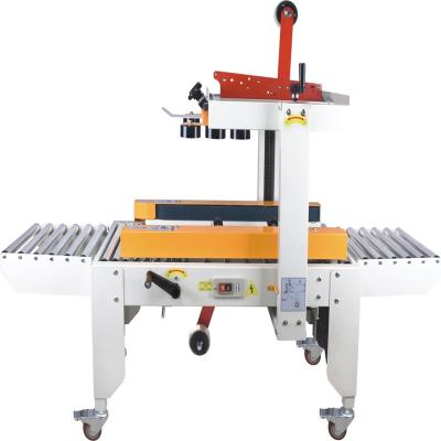 China Large Food Square Food Carton Box Gluing And Closing Strip Packing Sealing Machine for sale