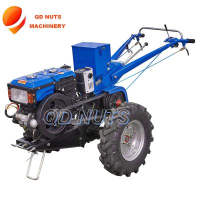 China 12 hp diesel electric start walking tractor small power tiller machinery repair shops cheap price for sale