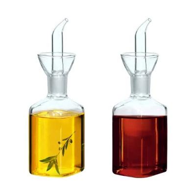 China Hot Selling Custom Heatable Cooking 4.2oz Clear Kitchen Oil Glass Jar For Oils for sale