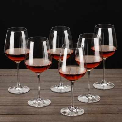 China Crystal Glass Wedding Red Wine Glass Cup 6cs Crystal Clear Clear Transparent Whiskey Glasses Set for sale