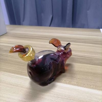 China Europe 100ml Borosilicate Glass Rabbit Shape Wine Favorite Bottle Medium High Decanter Wine Set for sale