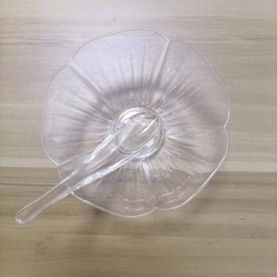 China China Single Wall Glass Bowl Kitchen Use, Single Wall Glass Fruit Sugar Milk Salad Bowl for sale