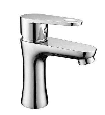 China Good Quality Thermostatic Single Hole Faucets Low Price Valve Core Bathroom Basin Mixer Tap Ceramic Basin Faucet for sale