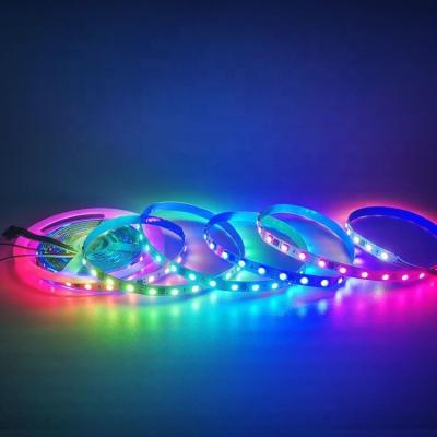 China Hot Sale Theme Park Pixel RGB Color Lights Flexible Led Strip Light With 2811IC 12V 24V for sale