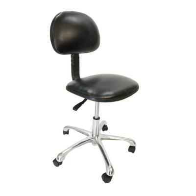 China Industrial Black Blue Conductive Leather Cleanroom ESD Anti-Static Chair for sale