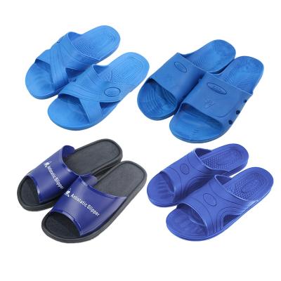 China PVC Anti-Static Wholesale Professional Anti-Static Slippers Workshop Cleanroom Electronic Slippers for sale