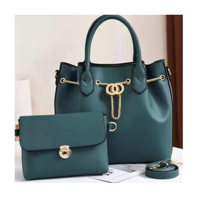 China Free Shipping High Quality Large Capacity PU Leather Ladies Bag Set Ladies Bags For Woman Purse And Handbag Set for sale