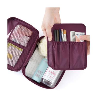 China Hot Sale Large Capacity Makeup Bag Waterproof Dustproof Square Cosmetic Bag Multifunctional Makeup Bag Travel for sale