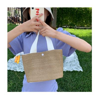 China Hot Selling Eco-friendly Burlap Grocery Bag Unisex Reusable Eco-Friendly Jute Large Capacity Tote Shopping Shopping Bags for sale