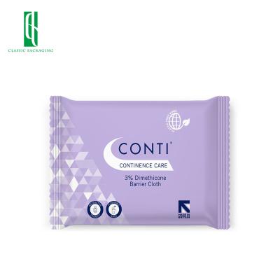 China Small Quantity Disposable Moisture Proof Biodegradable Waterproof Cloth Packaging Wet Bag For Towels for sale