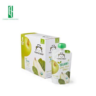 China Doypack Stand Up Bag Customized Printing Jelly Bags For Liquid Food Packaging Bag With Spout Bag for sale