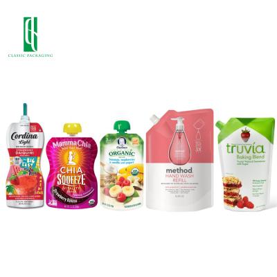 China Manufacturer Customized 2.5l Plastic Bag Recyclable With Spout Eco - Friendly Reusable Juice Bag for sale