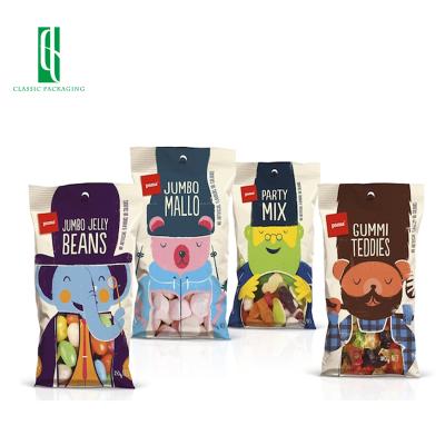 China Doypack Stand Up Bag Hot Sale Food Grade Custom Printed Small Aluminum Foil Candy Paper Bag With Zipper for sale