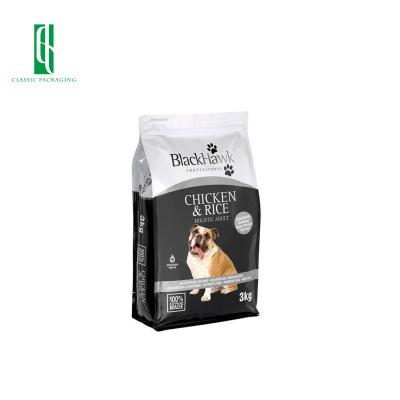 China Hot Sale Recyclable Aluminum Foil Food Grade Zipper Stand Up Pet Food Packaging Bags for sale